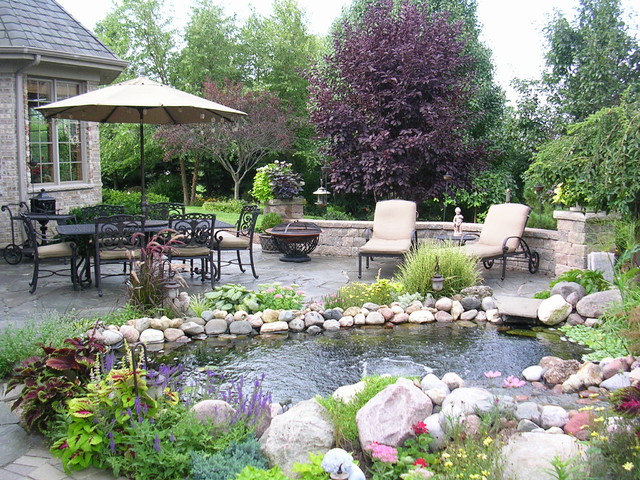 Beautiful Koi Pond in West Seattle maintained by Seattle Pond and Fountain